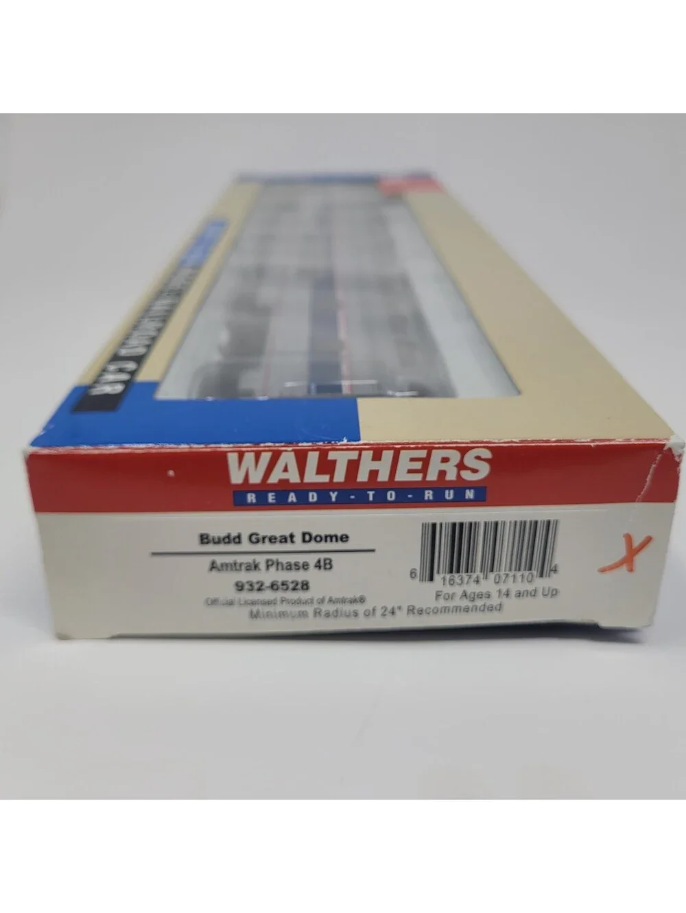 Walthers 932-6528 Budd Great Dome Amtrak Phase 4B Lounge Car 10031 HO 1/87 Scale